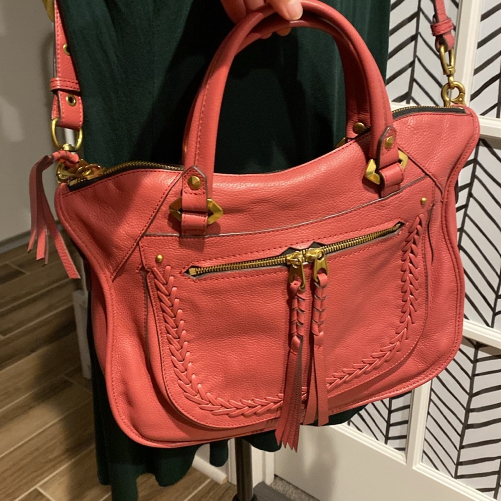 New orYANY Sarah Pebble Leather Crossbody Handbag.